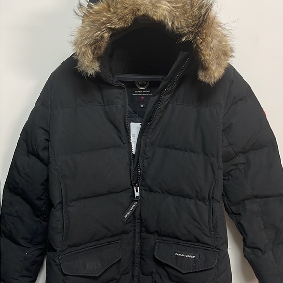 Prw Loved Authentic CANADA GOOSE parka Black Large - Picture 2 of 11